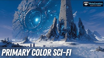 RED, YELLOW, BLUE: An AI-Generated Sci-Fi World (Midjourney & Hailuo)