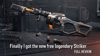 I finally unlocked the free legendary Striker - source code!!! Full review 
