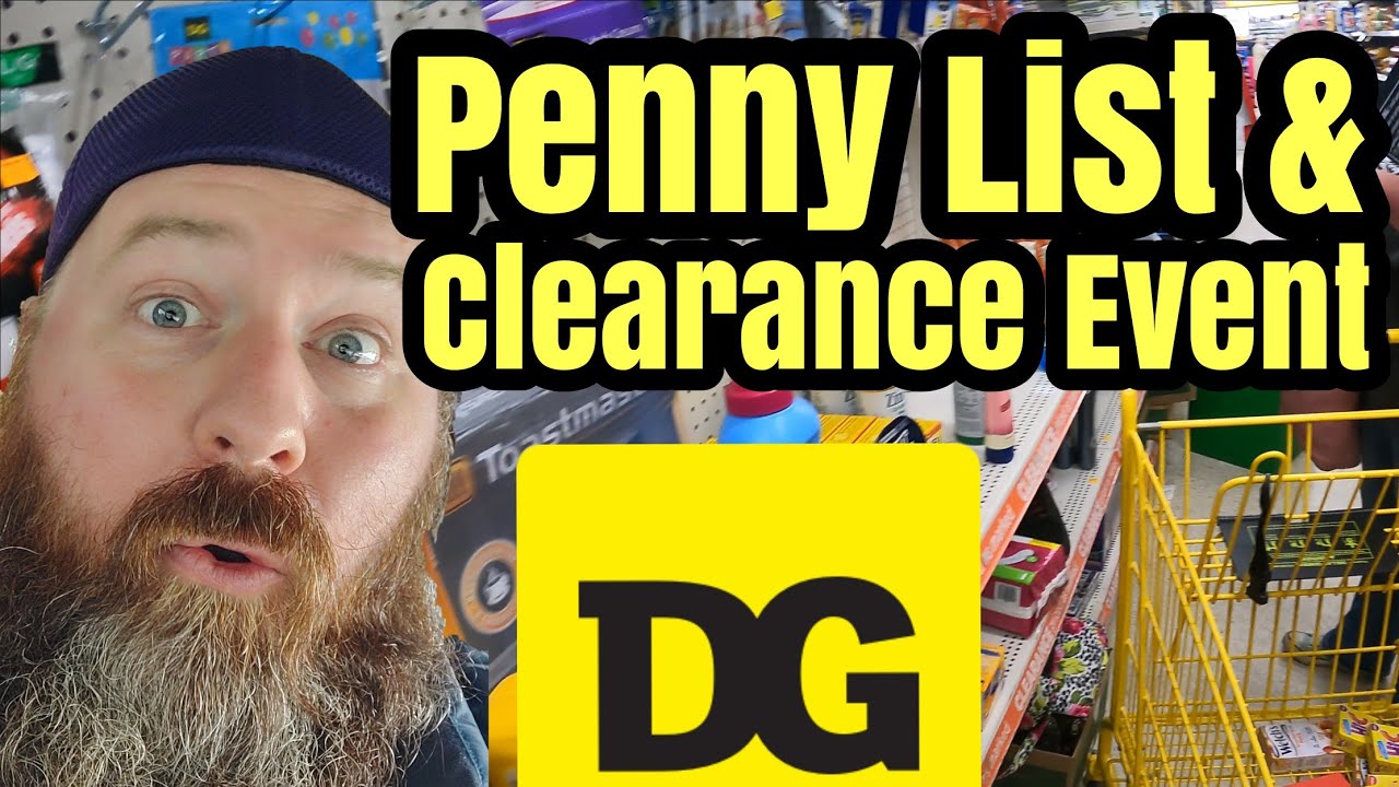 Dollar General Penny List 1/26 UPC & Visuals DG Clearance Event App