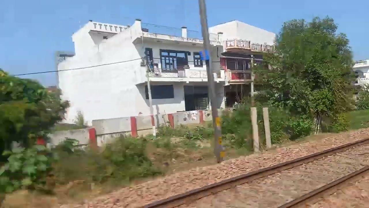 Railway journey Modi nagar to Sokhati Tanda 🚄#indian