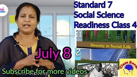 First Bell 2.0 STD 07 Social Science Class 04  @Class Room