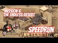 The Endless Desert SPEEDRUN! 🔥 | Mission 6 - Stronghold Crusader DE Classic Trail