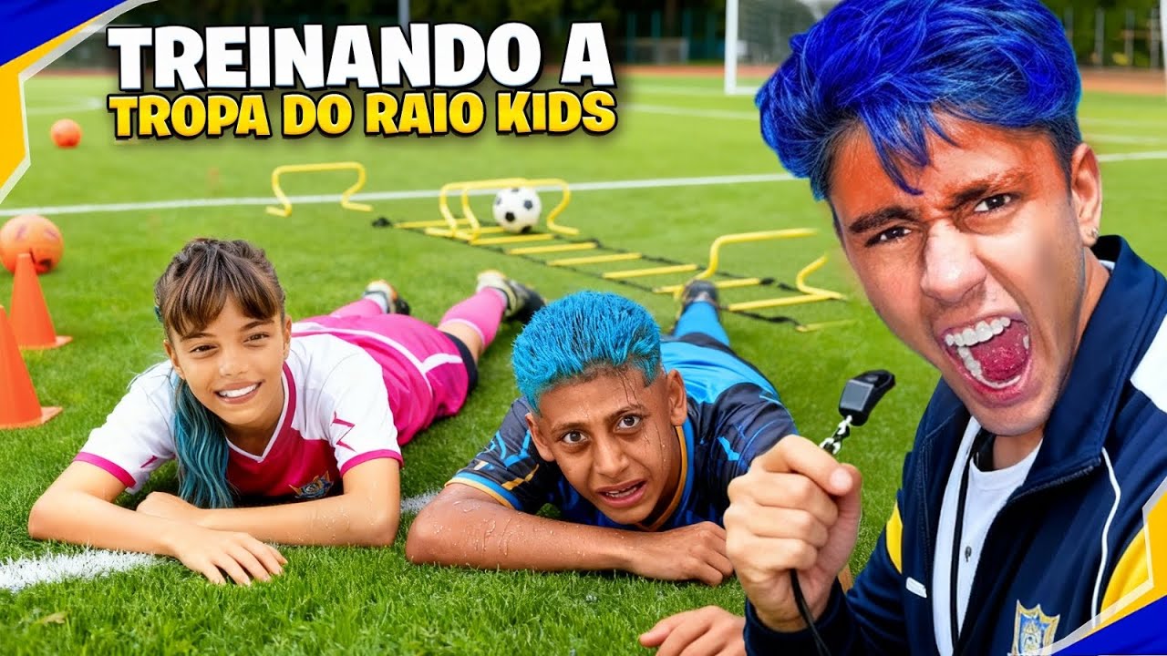 O X2 MAIS IMPORTANTE DA TROPA DO RAIO KIDS! *treinamento e jogo*