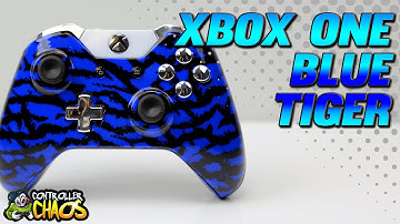 Xbox One - Blue Tiger Camo - Custom Controllers - Controller Chaos