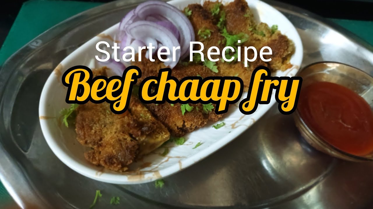 Starter Recipe Beef chaap fry 😋 |how to make beef starter at home 