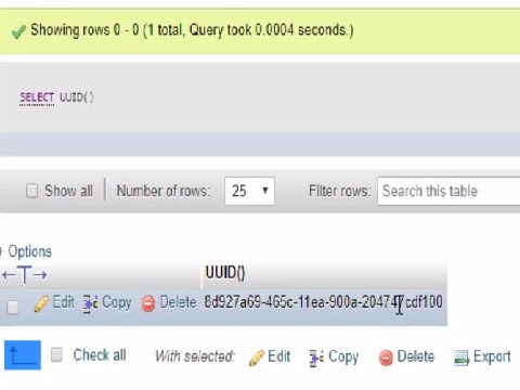 php uuid  Update New  UUID trong PHP MySQL | Cách tạo Id duy nhất | Tự động tạo mã | UUID tự động tạo | Hướng dẫn PHP MySQL