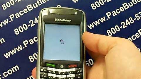 Blackberry 7105 - Erase Cell Phone Info - Delete Data - Master Clear Hard Reset