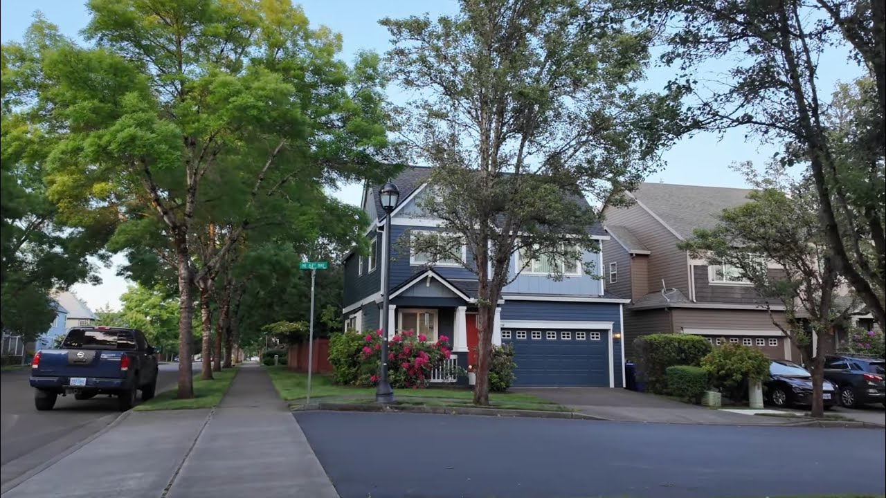 Peaceful Stroll Through Orenco Gardens Neighborhood in Hillsboro, Oregon