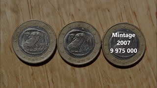 1 Euro 2002 2006 2007 Greece