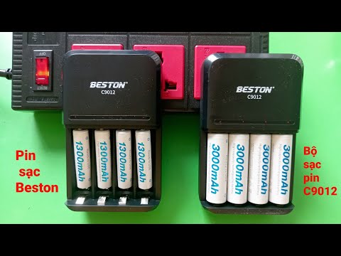 Video Pin sạc AA và AAA 1.2V Beston và bộ sạc pin nhanh, tự... - youtube