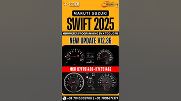 Swift 2025 odometer programming by x-tool org #R7F701420 #R7F701462 #swift #marutisuzuki