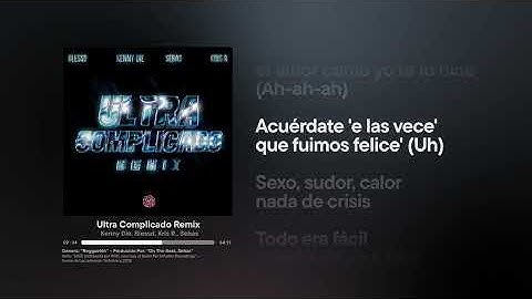 Blessd, Kenny Die, Kris R, Sebas - Ultra Complicado (Remix) (Official Video)
