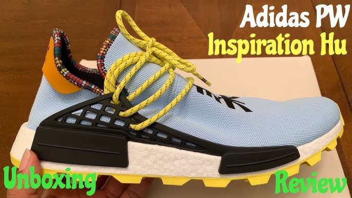 The Best Pharrell Colorway!! - Adidas Nmd Human Race Clear Sky -  Inspiration Pack - Youtube