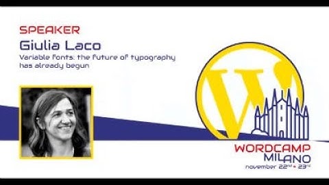 Giulia Laco: Variable Fonts, the future of typography has already begun