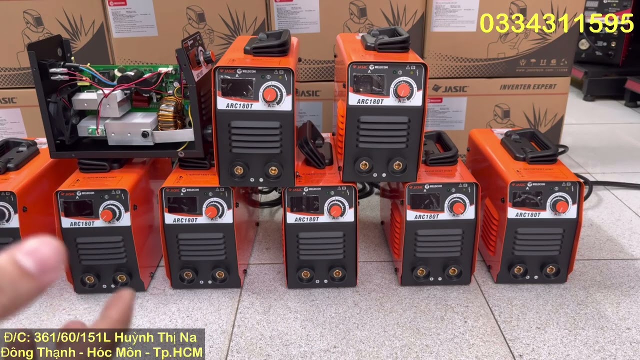 Máy hàn que mini giá rẻ jasic ARC180T chuyên đũa 2.5-3.2mm giá:1tr5 