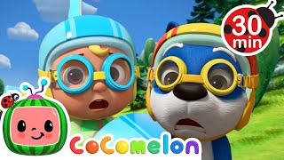 Go Kart Racing Time! 🏁  | Cocomelon Animal Time! 🐺 | Kids Learning Songs! | Sing Nursery Rhymes
