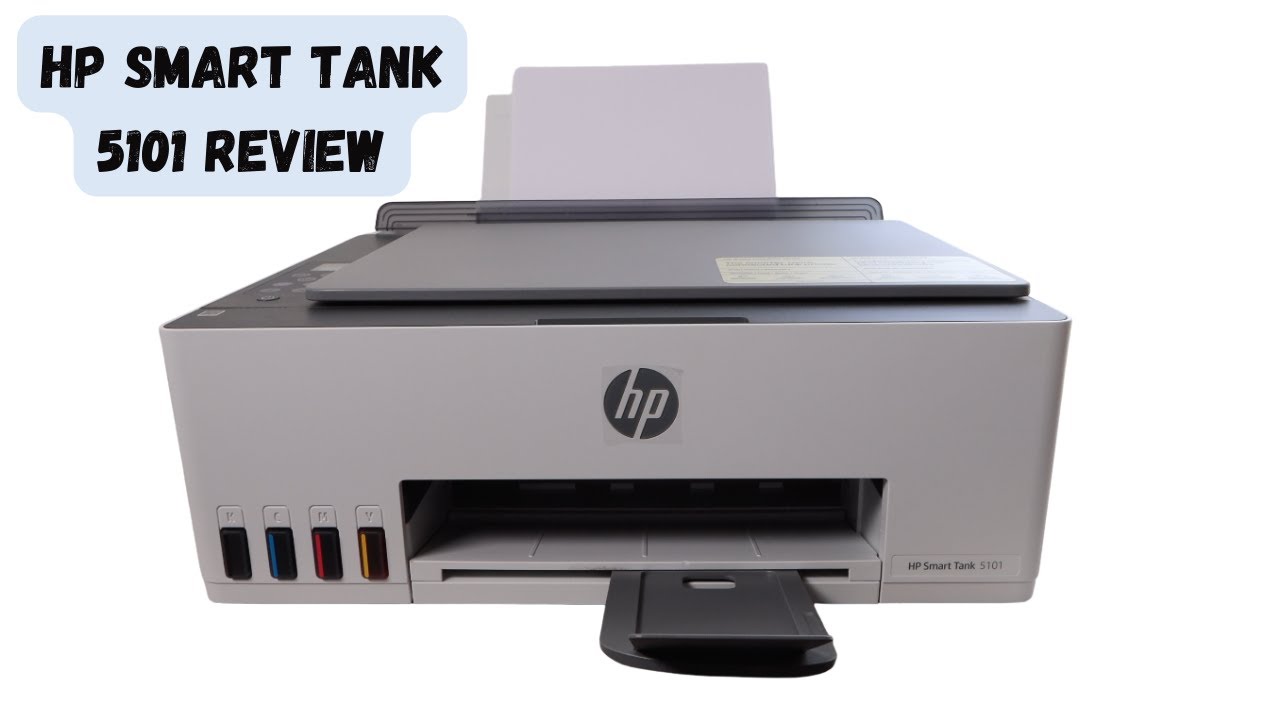 HP - Smart Tank 5000 Wireless All-in-One Supertank Inkjet Printer with up  to