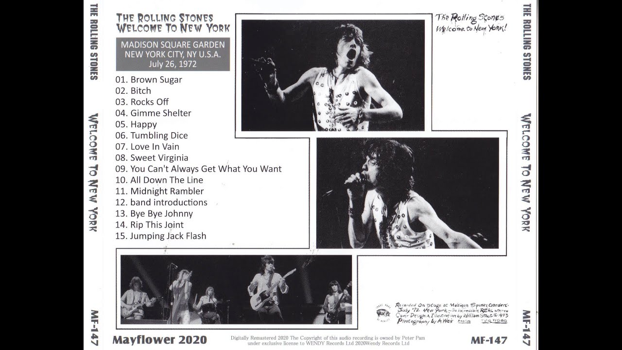 The Rolling Stones - July 26th 1972 Welcome to New York You 2025
