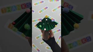 How to make Christmas tree craft video #tranding #shorts #craft #youtubeshorts #anayavideo