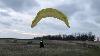 Самый жёсткий инструктор по парапланеризму. Или попытка взлететь в сильный ветер