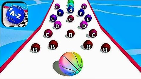 AZ RUN All Level Mobile Gameplay Walkthrough Android IOs Alltrailer Relaxing Video GAMEPLAY NEW SKIN