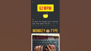 62WPM Typing Speed with 100% Accuracy #monkeytype #monkeytype #shorts  #typing #raushantypingmaster