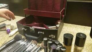 Asmr- Sorting And Arranging My New Makeup Case-No Talking