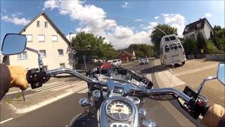 Kawasaki VN 900 Classic Summerday ride in the area around cologne part 1