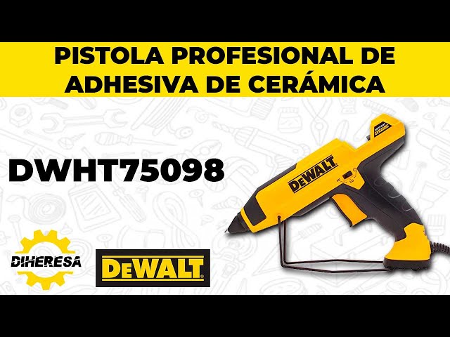 DEWALT Ceramic Rapid Heat Dual Temperature Full Size Glue Gun and