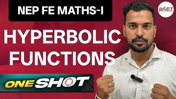 Hyperbolic Functions ONE SHOT || NEP Maths-I Surendra Sir