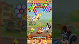 Bubble Pop Forest Rescue Level 156 no booster [Gameplay Walkthrough] optimized for smartphones screenshot 2