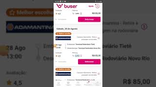 Android acessível: aprenda como comprar passagens de ônibus na buser. screenshot 5