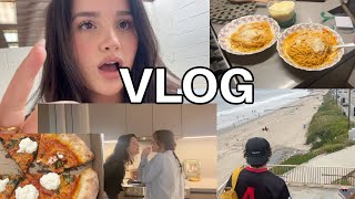 video diary | DAY 38 | beach day and pasta night