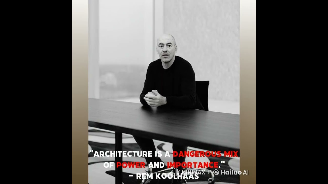 Shocking Rem Koolhaas Quote That Will Change Your Mind