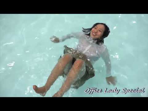 WETLOOK:Playing at a pool with suit 2