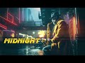 Midnight  relaxing blade runner soundscape  cyber blues ambient music