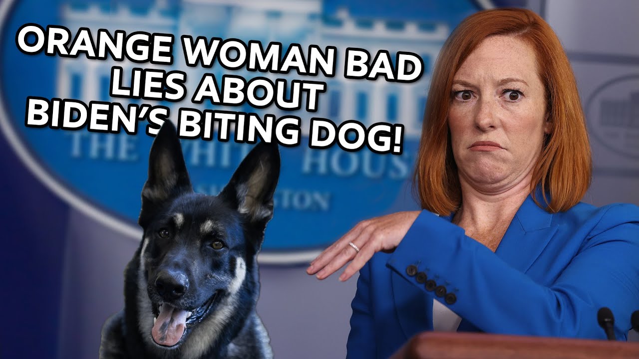 'Orange Woman Bad' Lies About Biden's Biting Dog! - YouTube