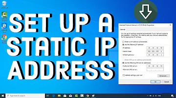 How do I make my IP static?