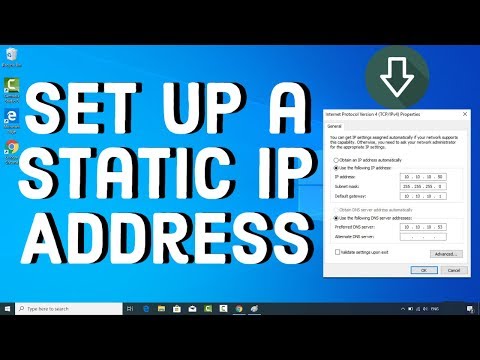 Video: How To Set Up A Static Ip Address