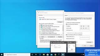 How to Assign a Static IP Address in Windows 10