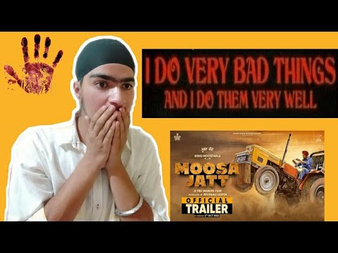 MOOSA JATT (Official Trailer) Sidhu Moose Wala | Sweetaj Brar | Tru Makers | Reaction