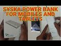 Unboxing Syska Power Boost 100 Power Bank 10000mAh And Review