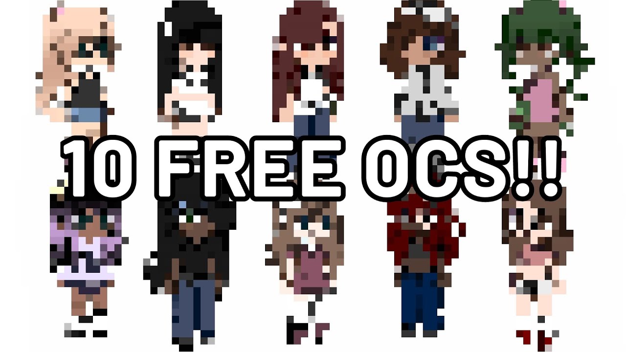10 FREE GACHA CLUB OCS! • gacha club • read desc • - YouTube