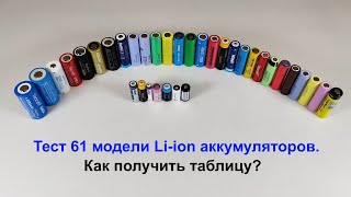 Li-ion 2020-22 как получить таблицу?