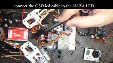 How to connect the Mini S-OSD to a NAZA M