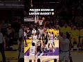 Lebron gets help from pacers players after missed layup lebronjames lakers nba