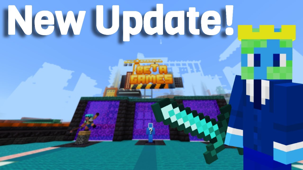 I Tried The NEW Beta Games Update On CubeCraft!