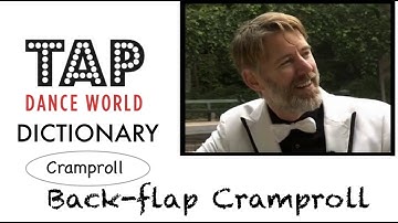 Tap Dance Dictionary  BACK-FLAP CRAMPROLL Tapdans lesson handleiding Claquette Tutoriel Tutorial TDW