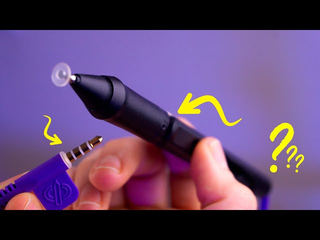 An iPad stylus that connects to the audio jack? 