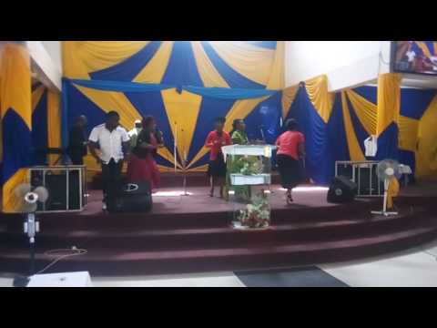 Betty Amulele Performing Usieni Khu Yesu At The Christian Missions Fellowship Church CMF